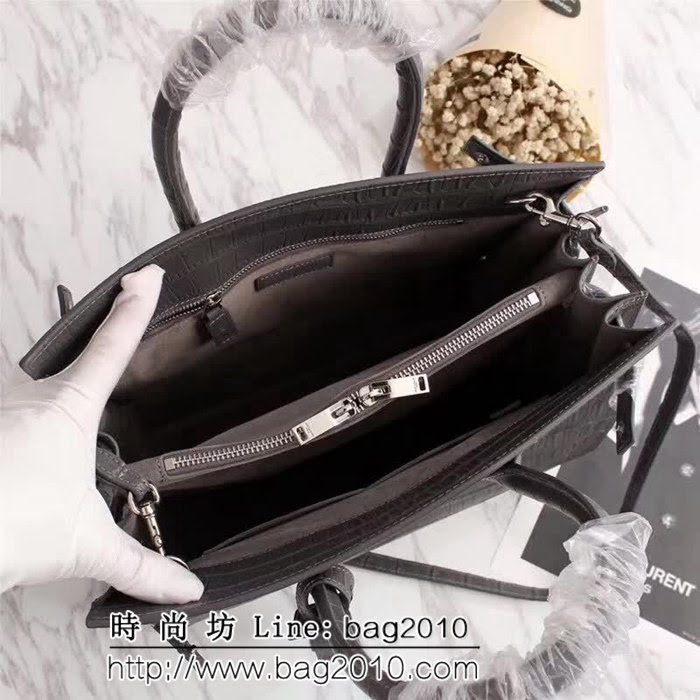 YSL聖羅蘭 超牛爆款 鱷魚紋風琴包 可手提肩背 F7107 YAS1084